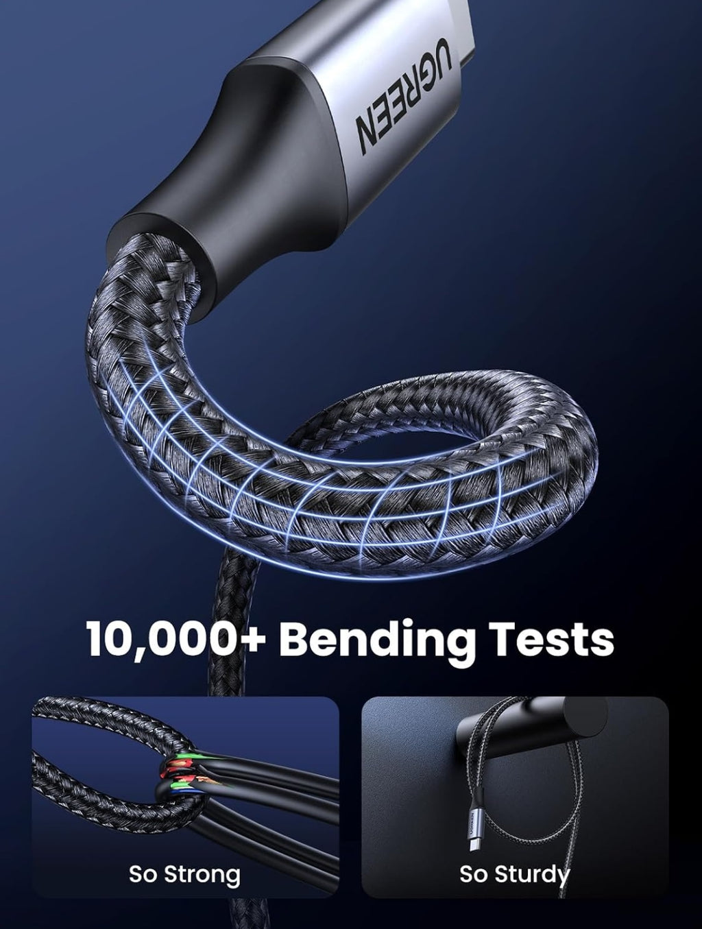 UGREEN 240W 
USB C to USB
C Cable