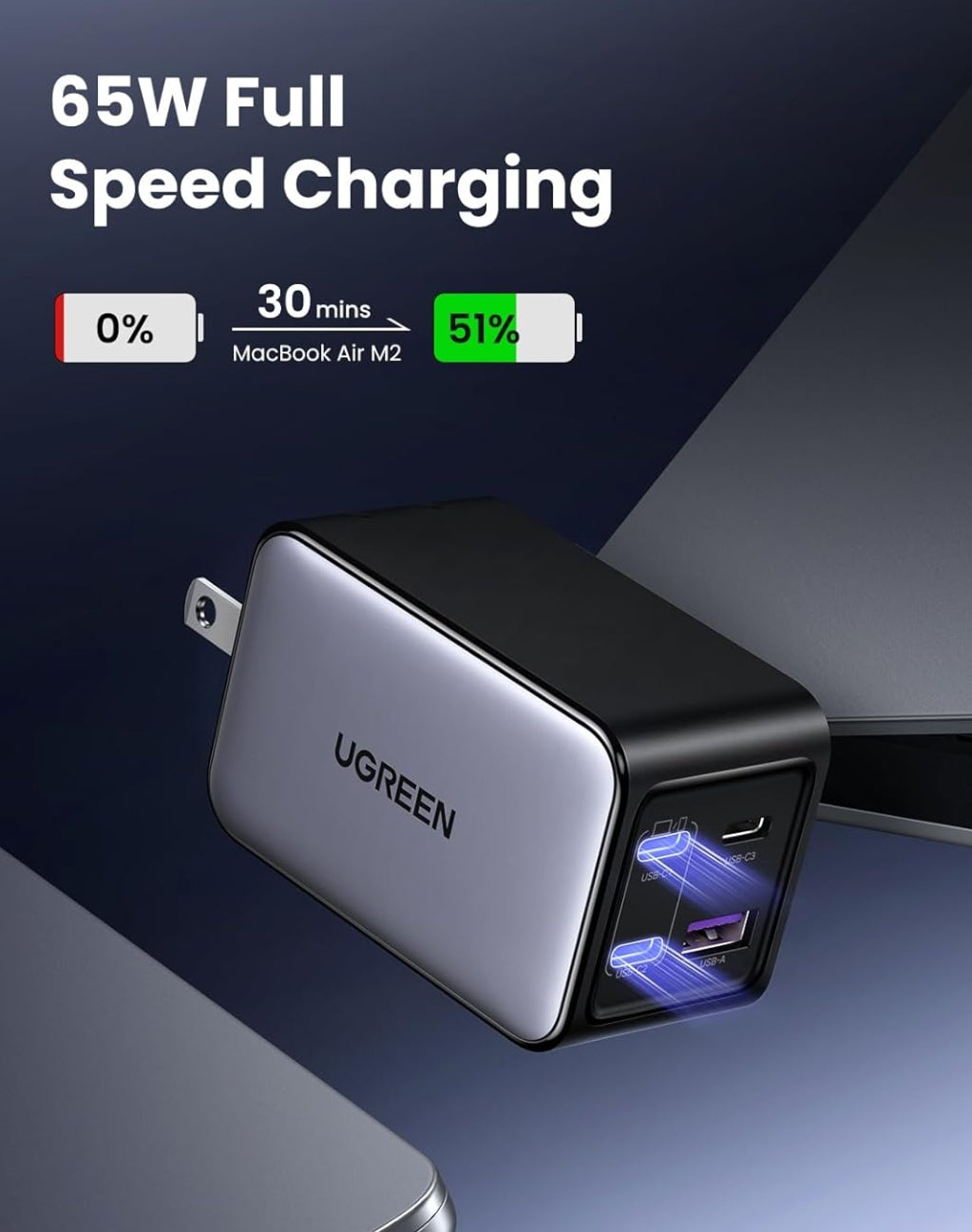 Mariline | Nexode 65W 4-Port GaN Fast Wall

Charger